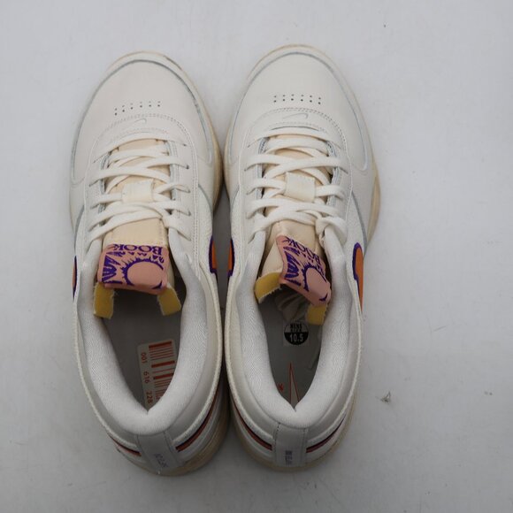 Nike Book 1 Valley Basketball Men's 10.5 White Purple Gold Sneakers FJ4249 106 - Picture 8 of 9